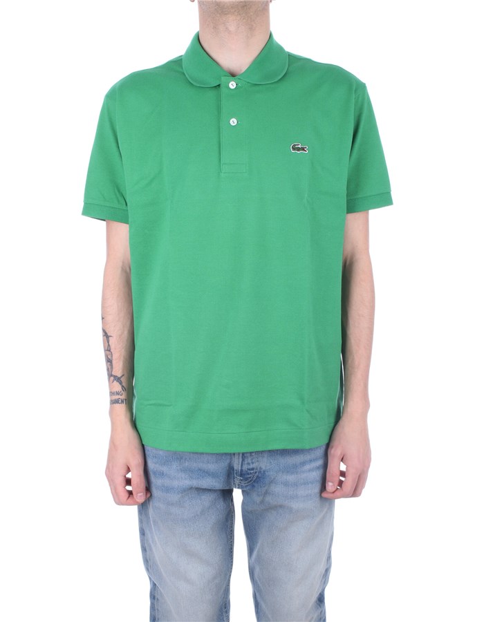 LACOSTE Short sleeves Green Estragon
