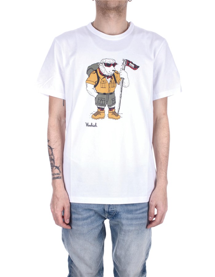 WOOLRICH Short sleeve white