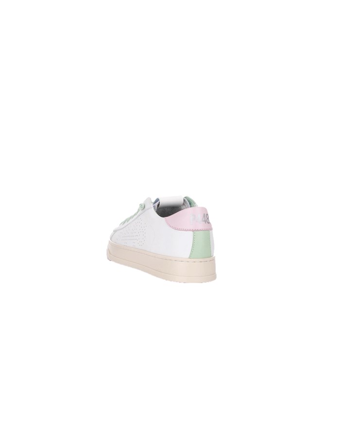 P448 Trainers White pink green
