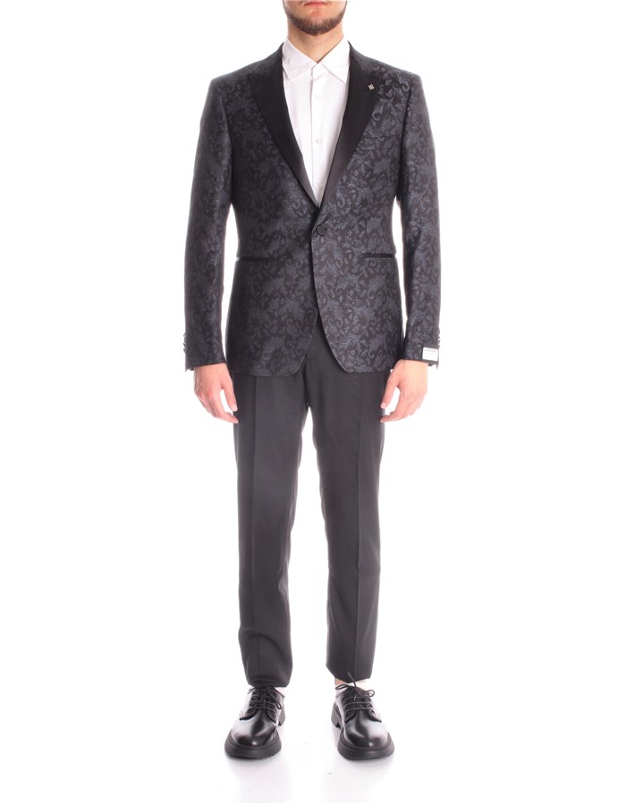 TAGLIATORE Single-breasted suits Black