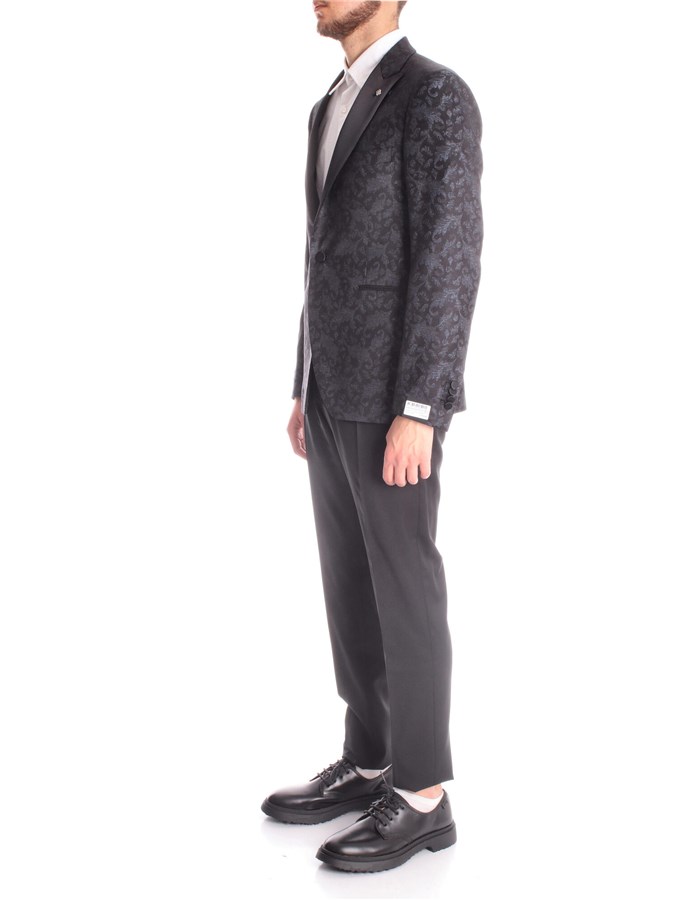 TAGLIATORE Single-breasted suits Black
