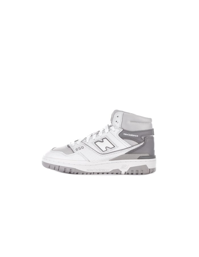 NEW BALANCE Sneakers Alte BB650 Bianco grigio