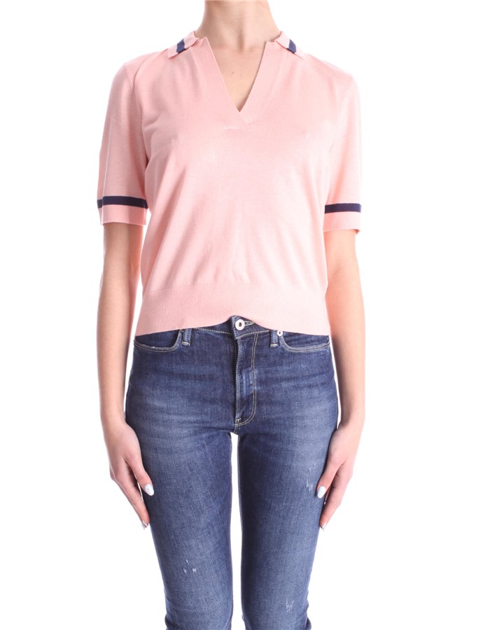 RALPH LAUREN Short sleeves Palepink