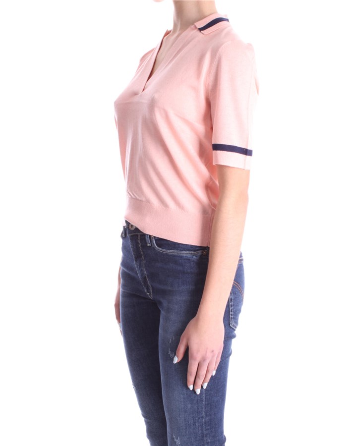 RALPH LAUREN Short sleeves Palepink