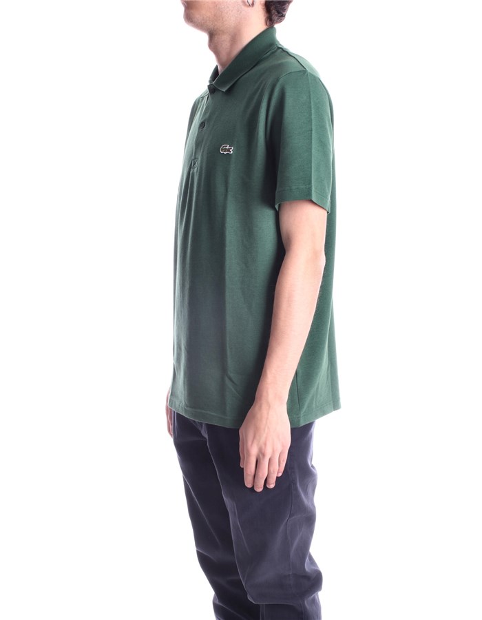 LACOSTE Short sleeves English green