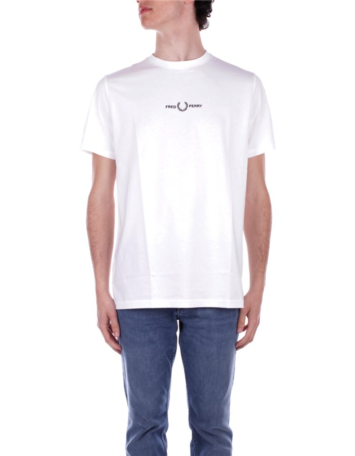 FRED PERRY T-shirt Manica Corta M4580 White