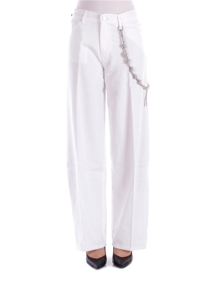 PINKO Palazzo pants White