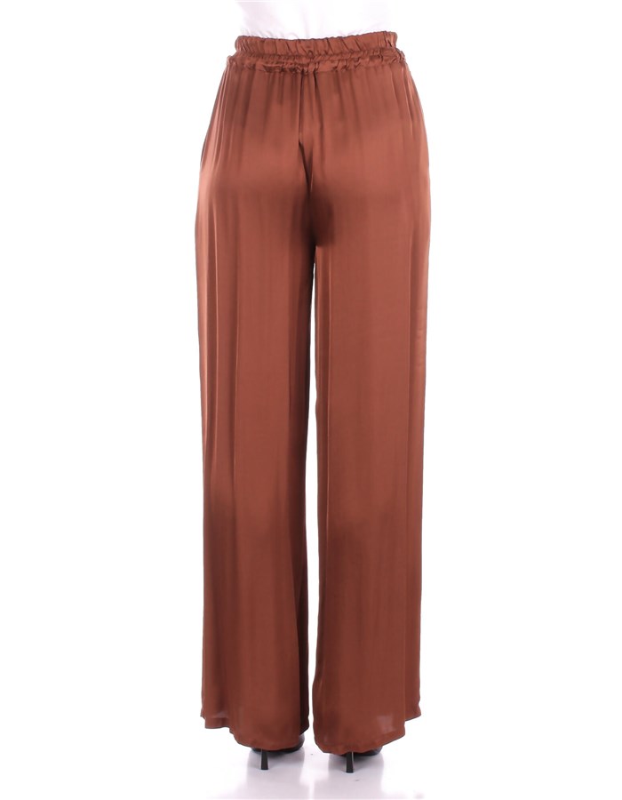 MANILA GRACE Pantaloni A Palazzo Donna P052VU 3 