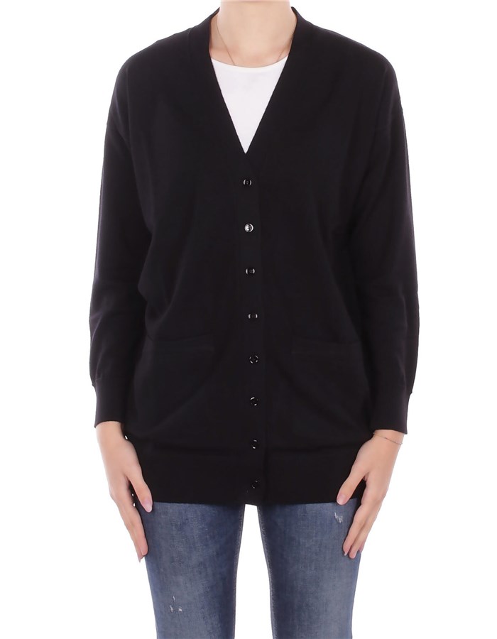 ALPHA STUDIO Cardigan Nero