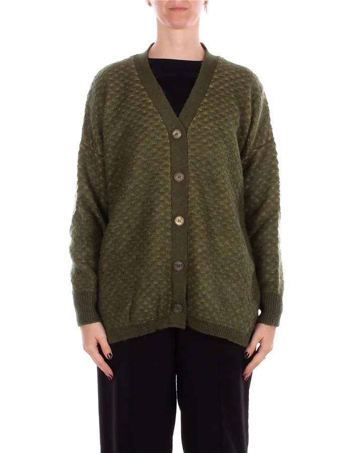 MANILA GRACE Cardigan Militare