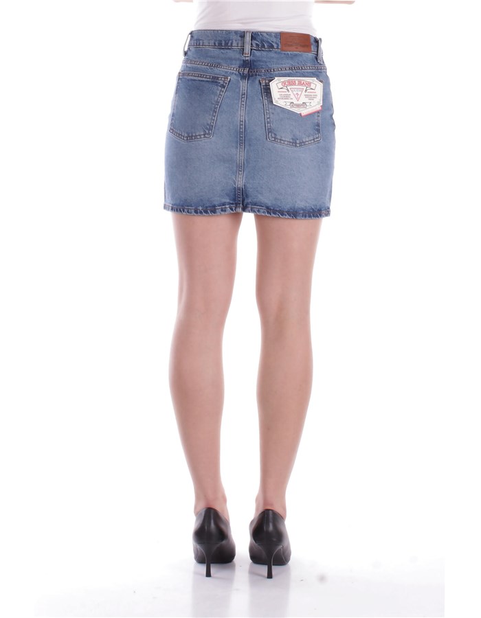 GUESS Skirts Denim  Women W5GD0QD5M4A 3 