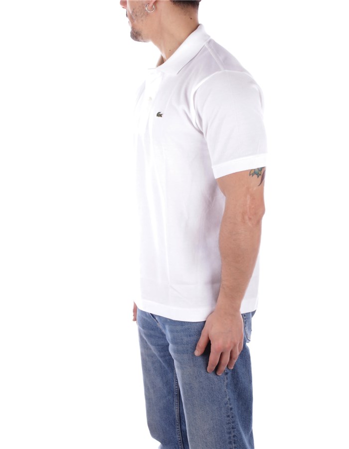 LACOSTE Short sleeves White