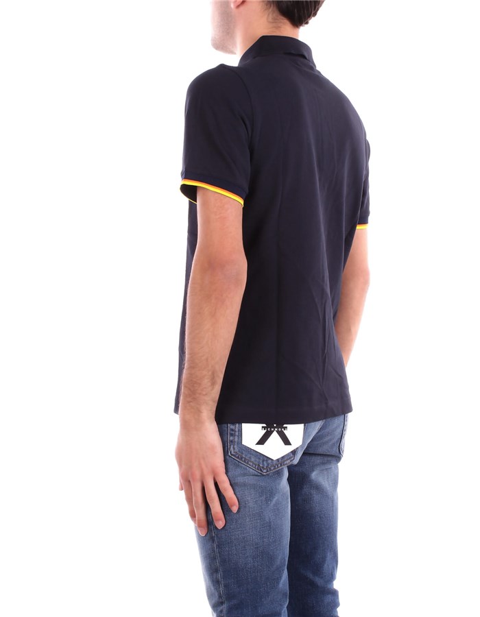 KWAY Polo Maniche Corte Uomo K1125BW 2 