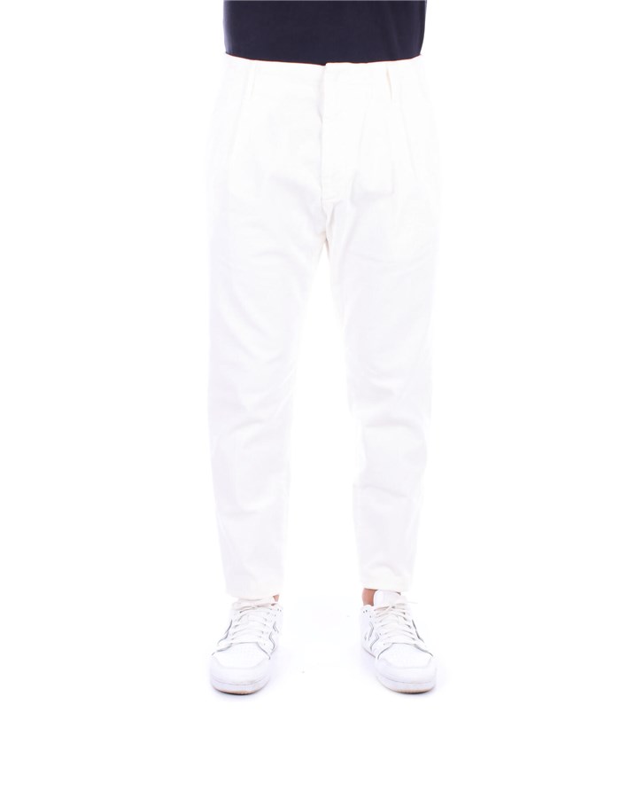 DONDUP Trousers Chino UP630 VS0028 TRT Cream