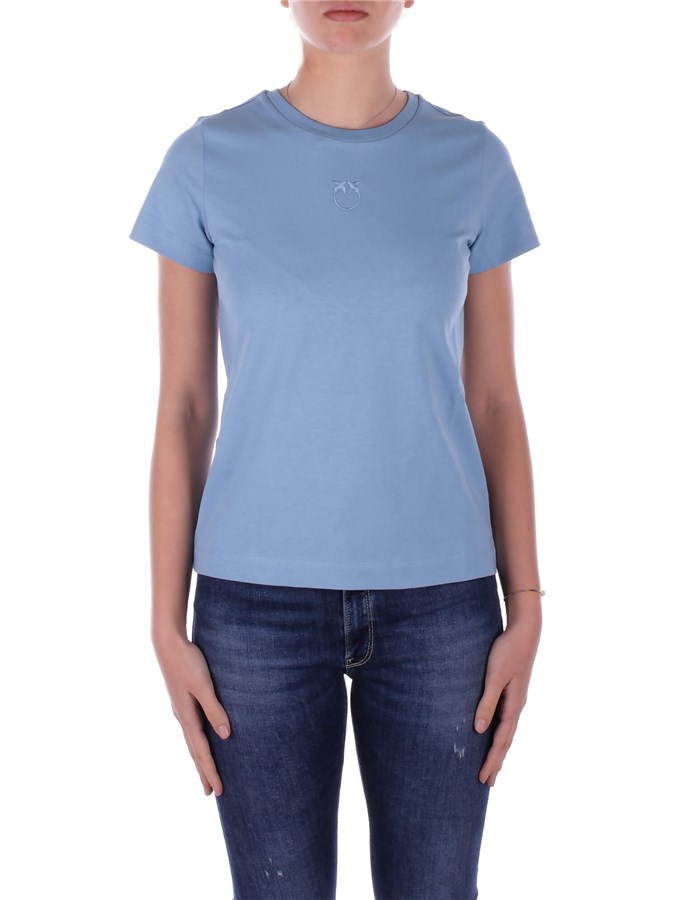 PINKO Short sleeve Light blue