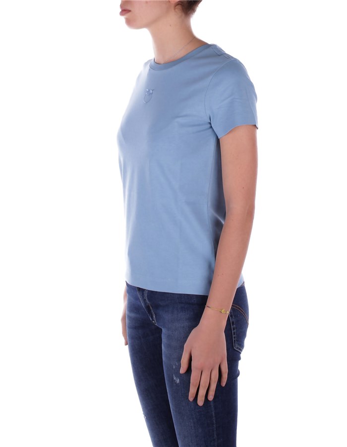 PINKO Short sleeve Light blue