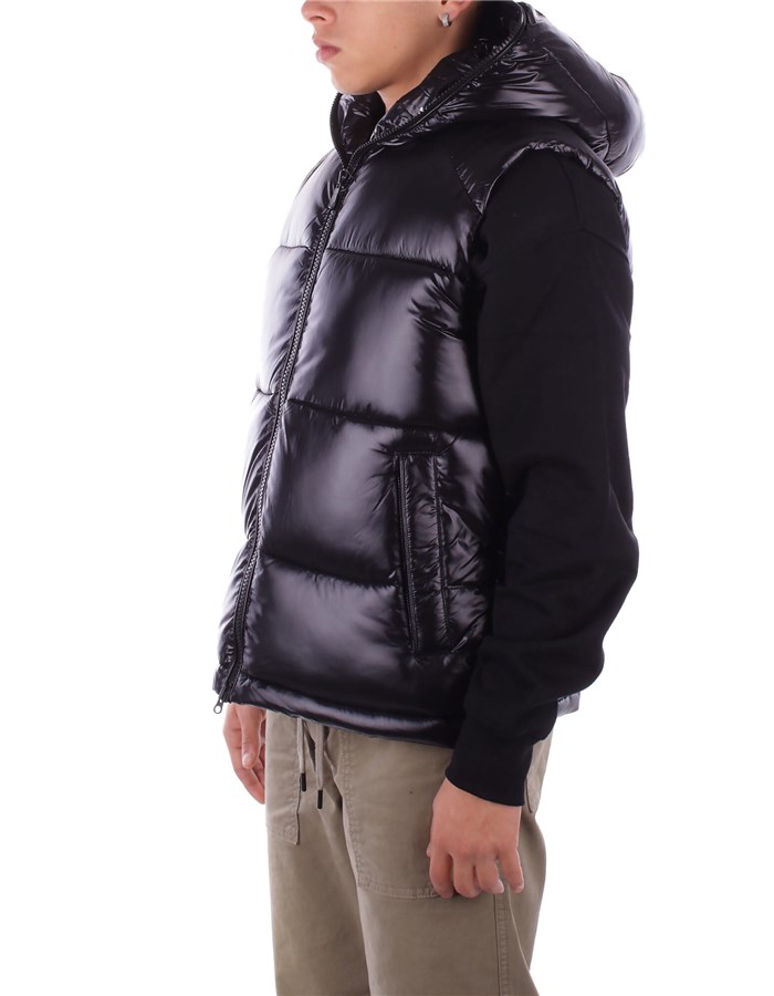 SAVE THE DUCK Vests Black