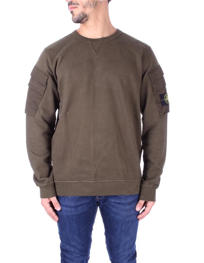 STONE ISLAND Crewneck  Olive green