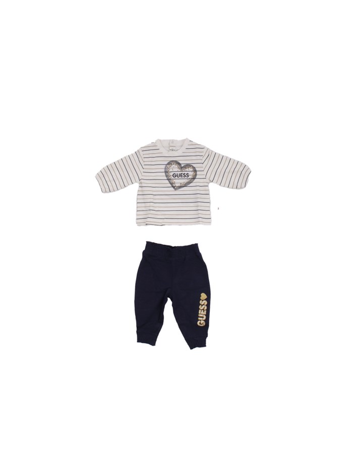 GUESS Sweatshirt + pants White Navy