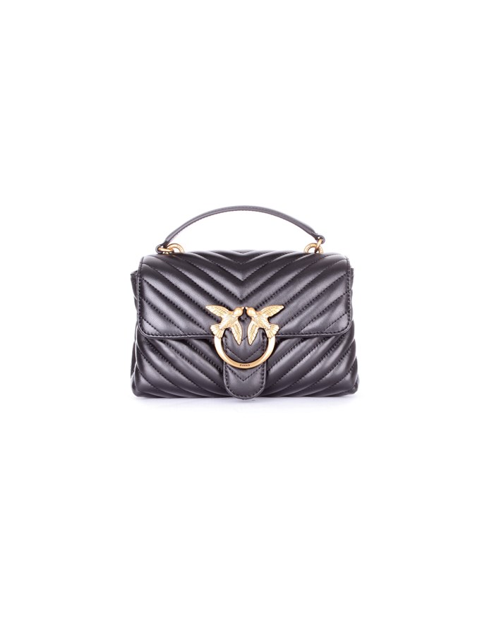 PINKO Hand Bags Black gold