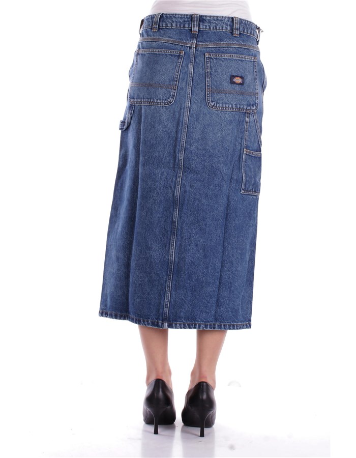 DICKIES Gonne Denim Donna DK0A866S 3 
