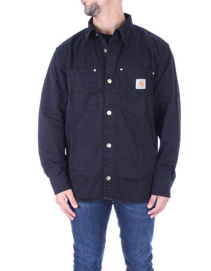 CARHARTT WIP Denim jackets Black