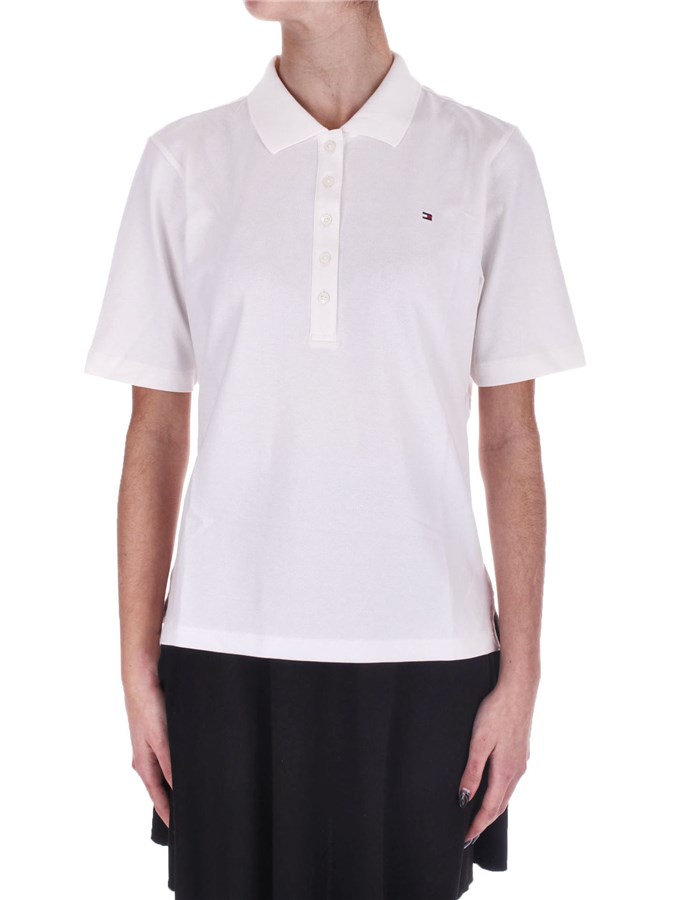 TOMMY HILFIGER Short sleeves Ecru