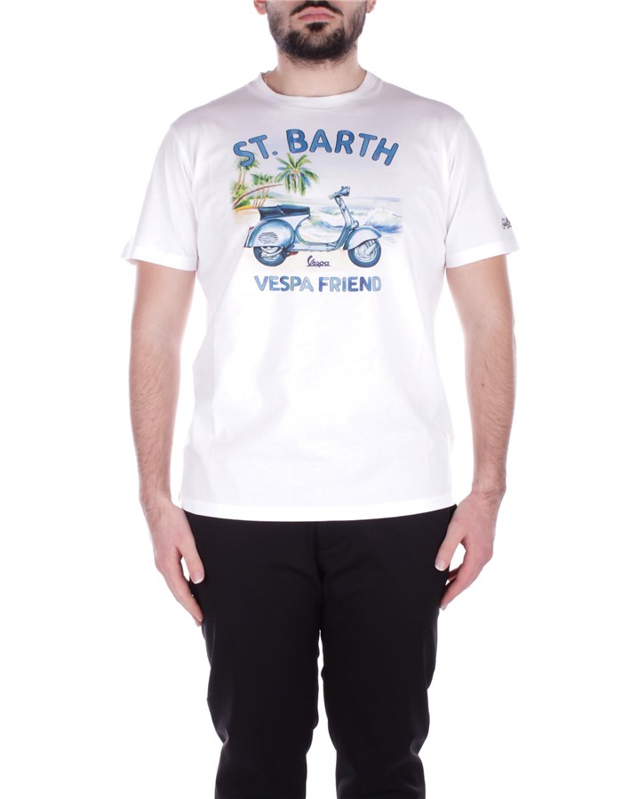 MC2 SAINT BARTH T-shirt Manica Corta TSHM001 Bianco