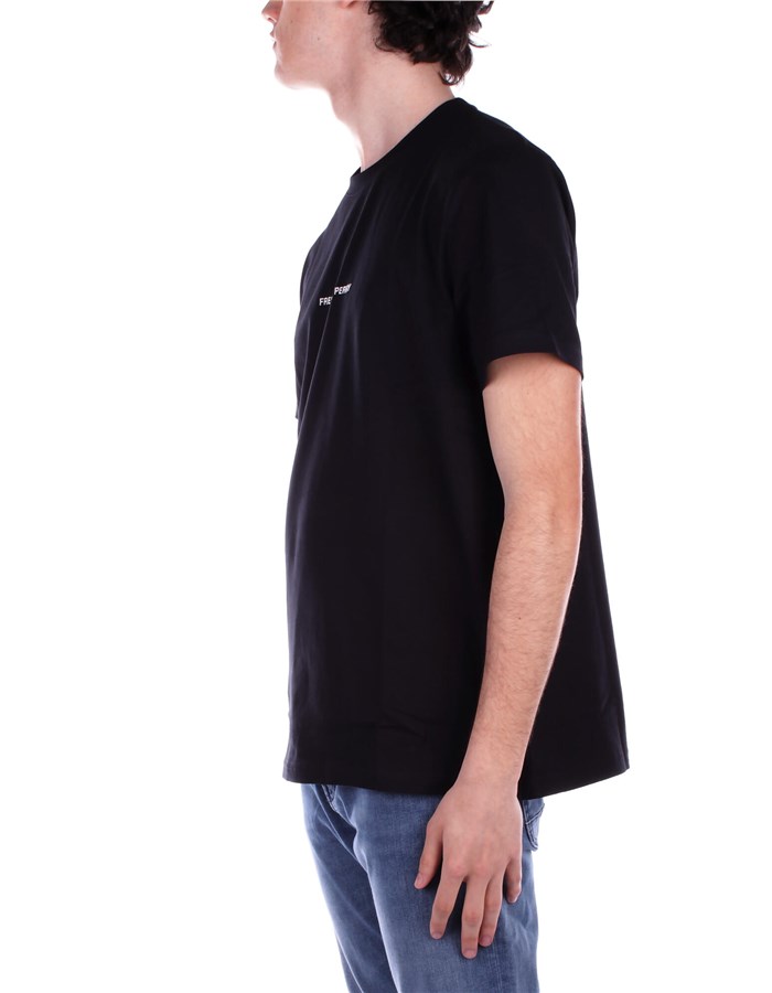 FRED PERRY Manica Corta Black