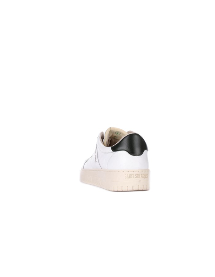 SAINT SNEAKERS Basse Bianco verde