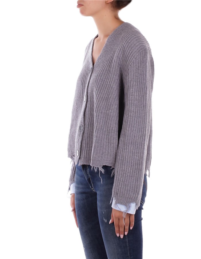 SOLOTRE Cardigan Argento