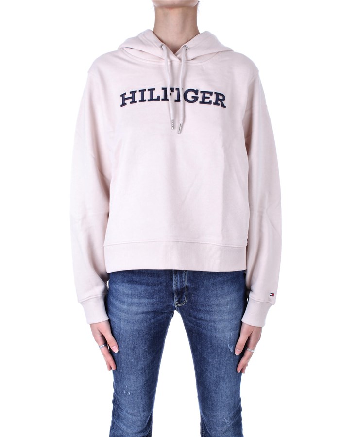 TOMMY HILFIGER Hoodies Cream