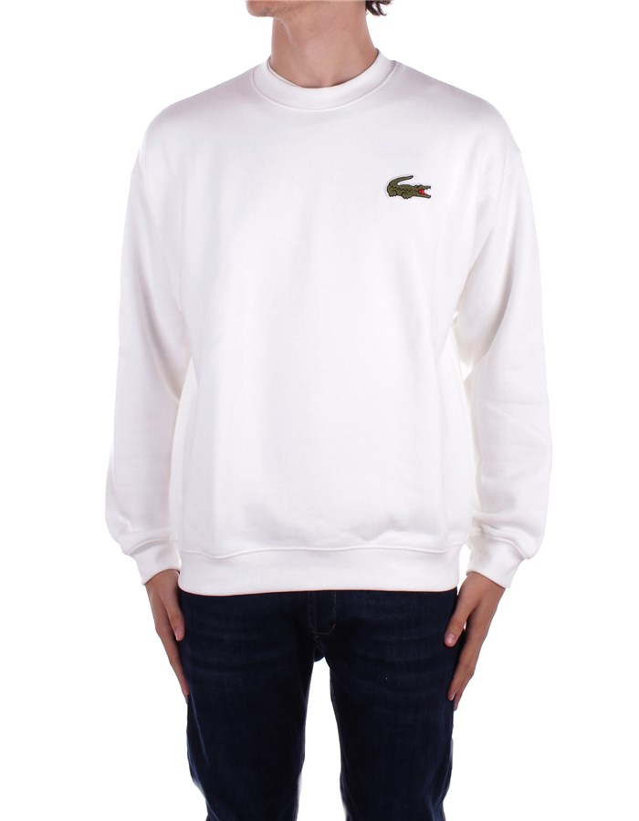 LACOSTE Felpa Bianco