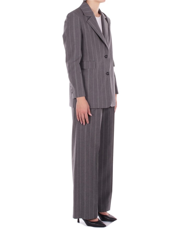 MANILA GRACE Pantaloni A Palazzo Donna P115PI 5 