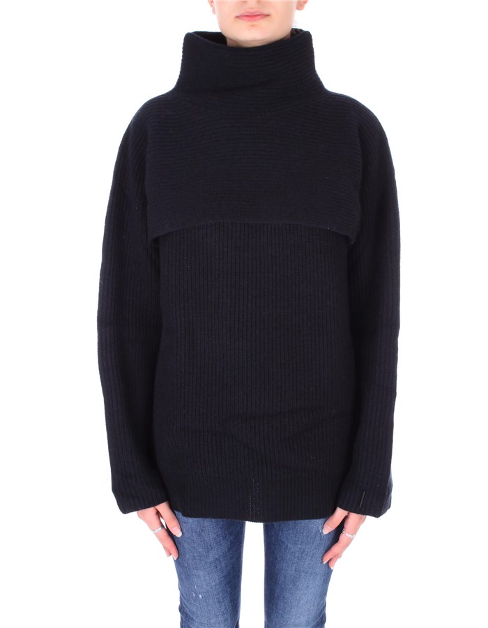 CALVIN KLEIN High Neck  Black