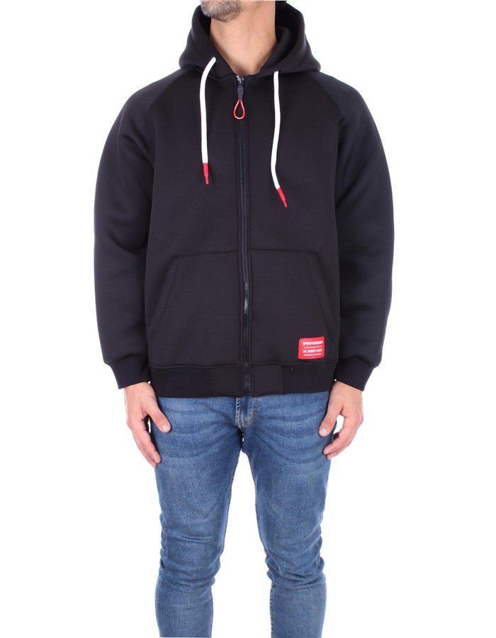 SPRAYGROUND  With Zip Black