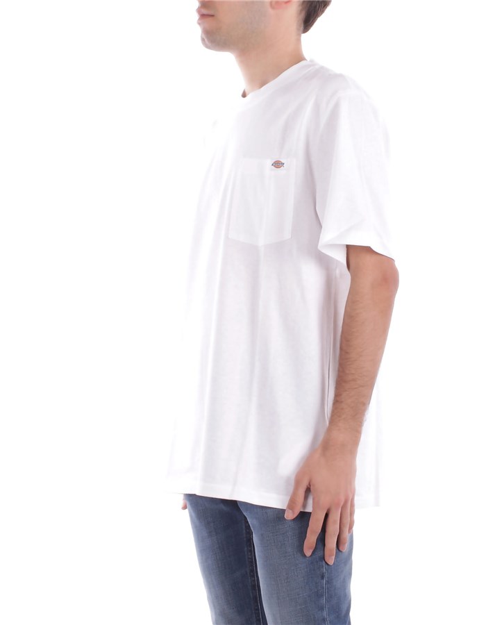 DICKIES Manica Corta Bianco