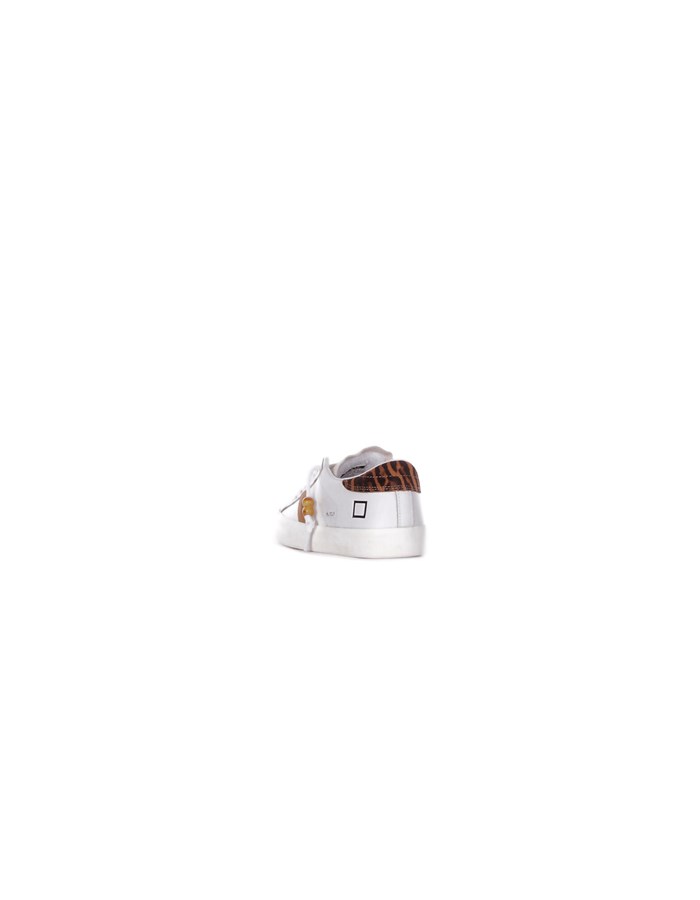 D.A.T.E. Sneakers Bianco leopardato