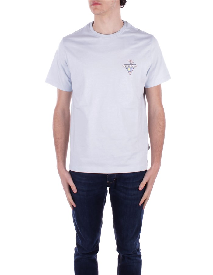 GUESS Short sleeve Light blue
