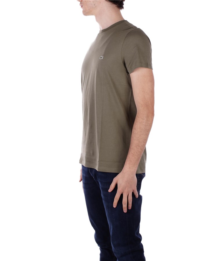 LACOSTE Short sleeve Military