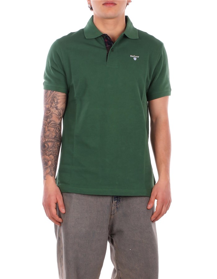 BARBOUR Polo Racing green