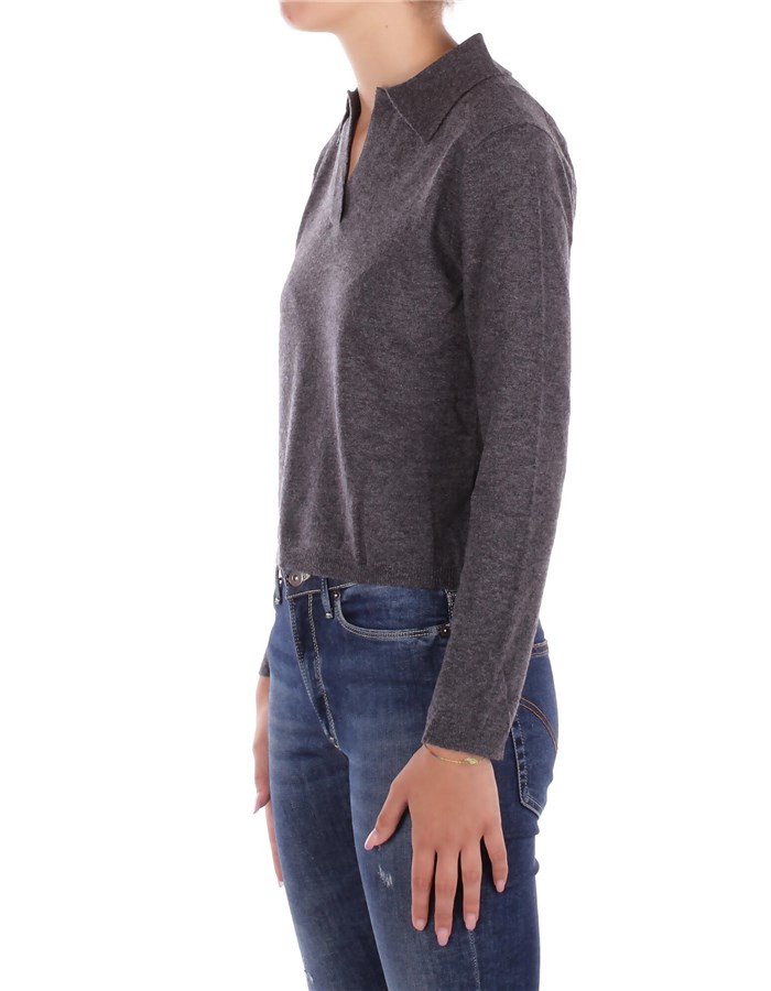 MAX MARA Maniche Lunghe Grigio scuro