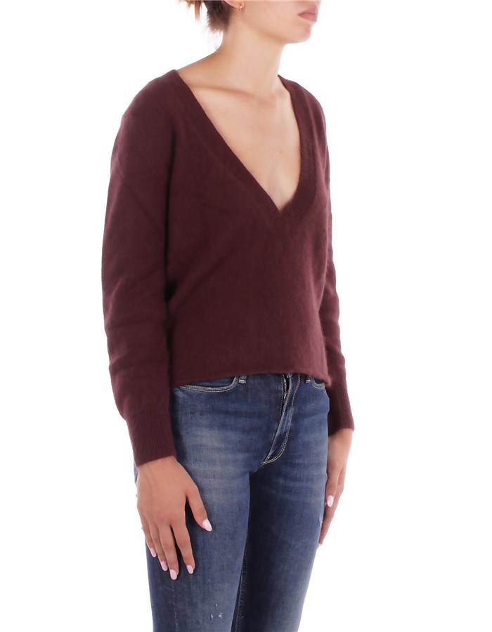 SOLOTRE Maglieria Scollo A V Donna M3F0080 5 