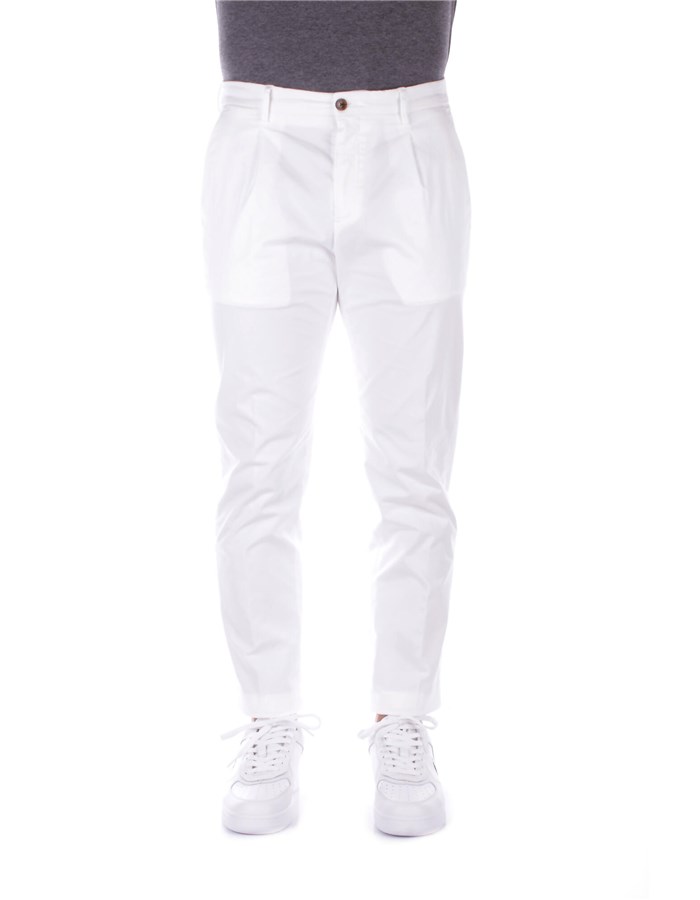 BRIGLIA Pantaloni Classici TIBERIO 324009 Bianco