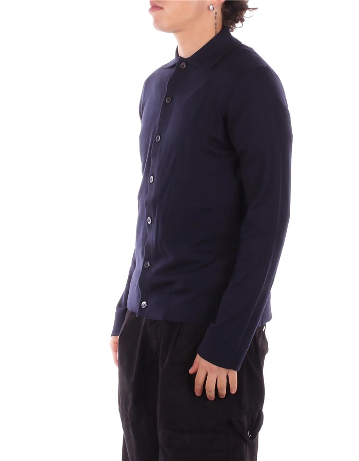 ALPHA STUDIO Cardigan Blu notte