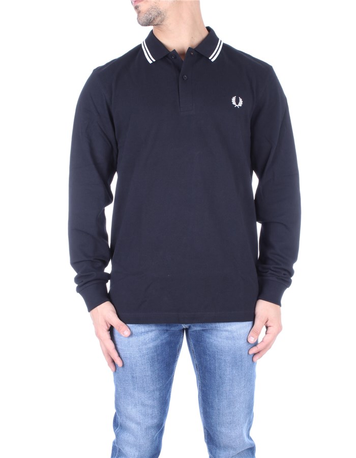 FRED PERRY  Long sleeves Black