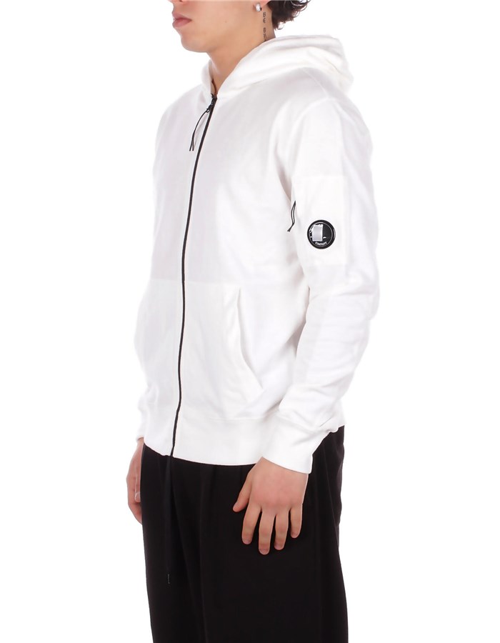 CP COMPANY Con Zip Gauze white