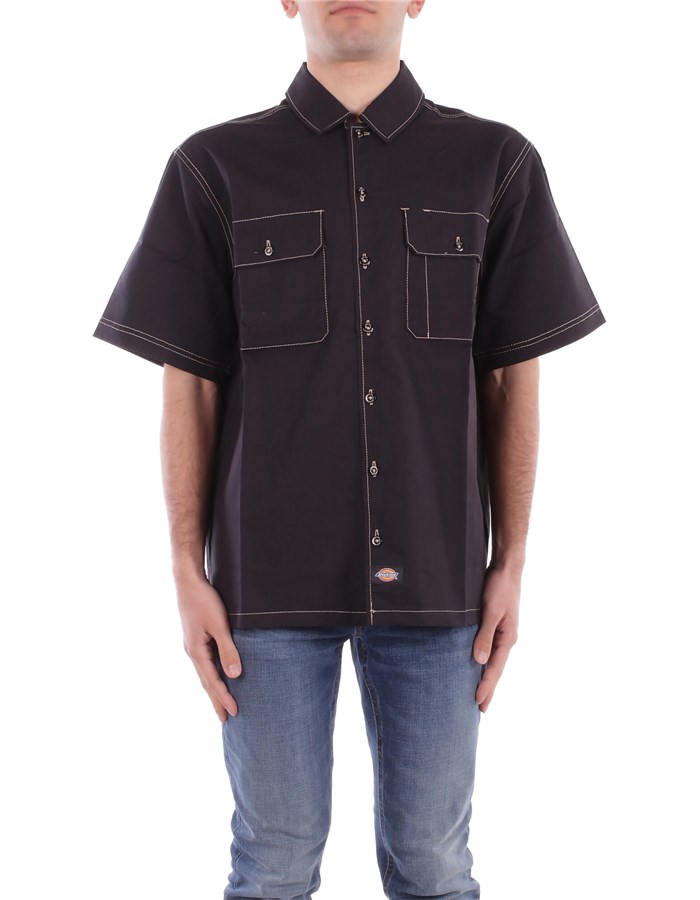 DICKIES Short sleeve shirts Black