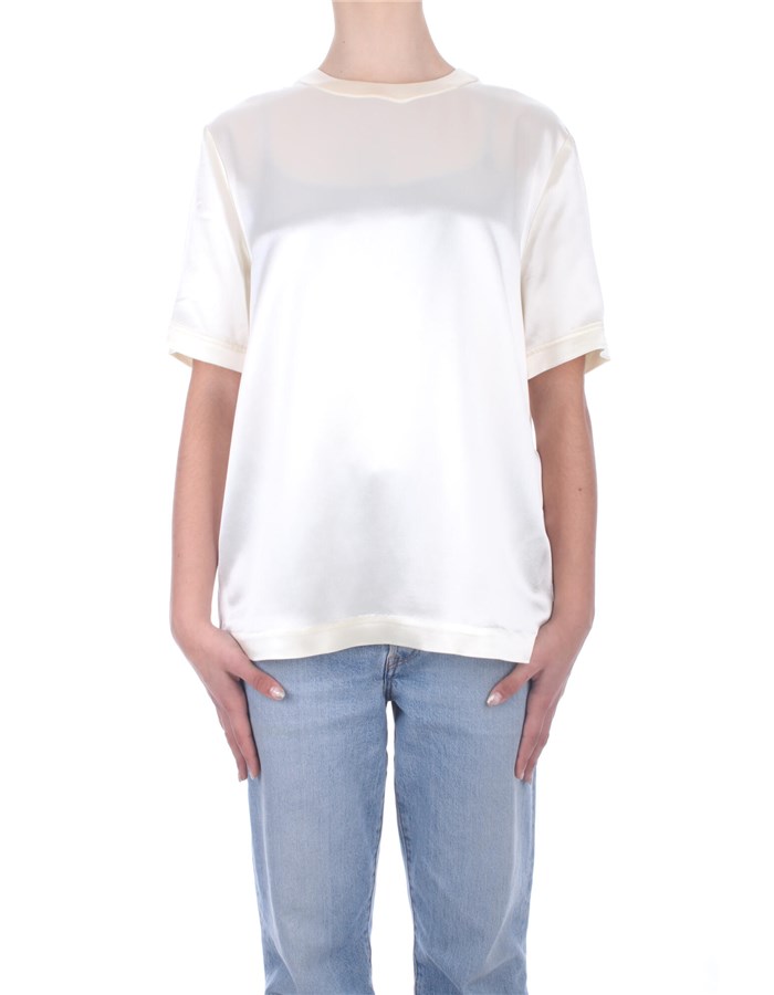 CALVIN KLEIN Short sleeves Vanilla