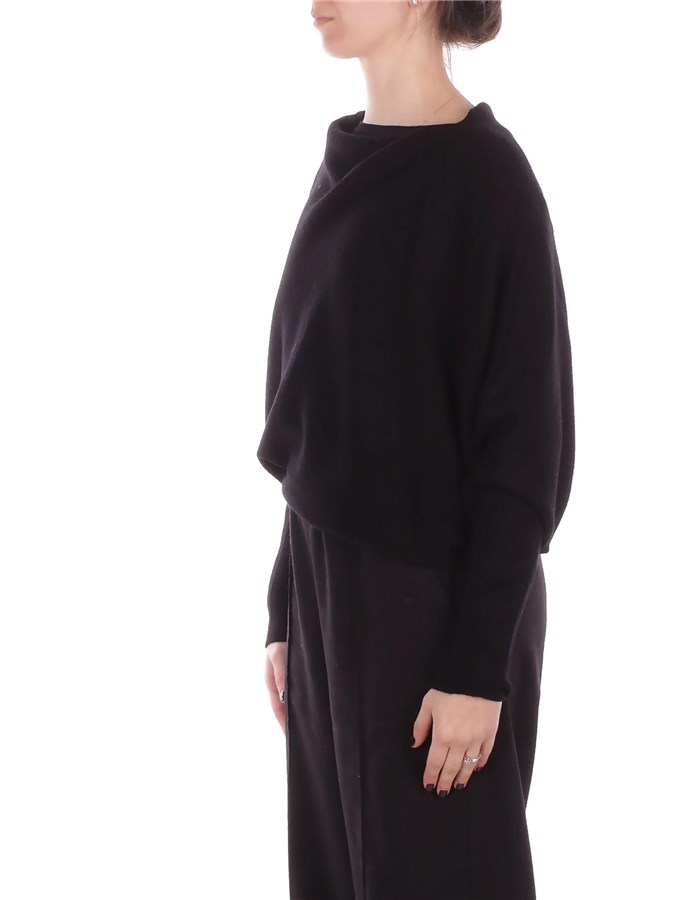 MANILA GRACE Girocollo Nero